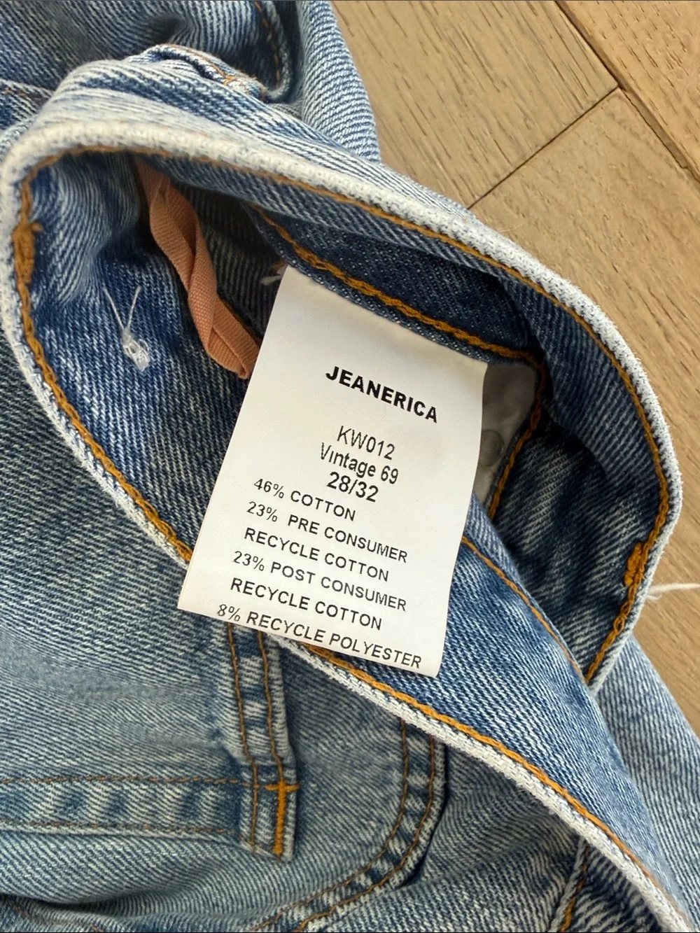 Jeanerica Kyoto Jeans Color:Vintage 69 size 28/32 - Picture 8 of 11